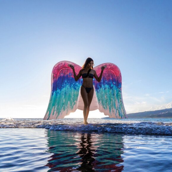 Angel Wings Inflatable Floating Mat Angel Wings Inflatable Floating Mat - Picture 2 of 3